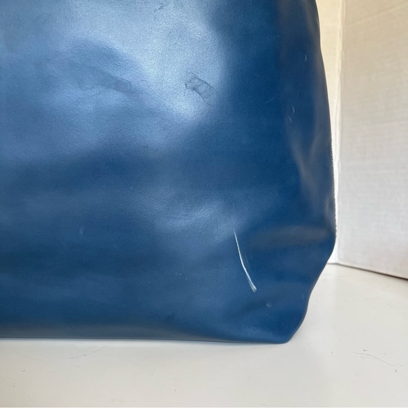 Nardelli Blue Leather Tote Bag - Picture 6 of 15